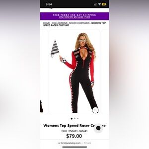 Race car driver costume